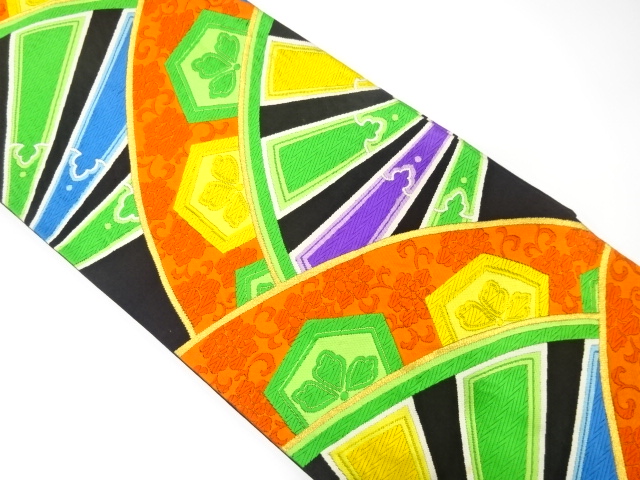 JAPANESE FUKURO OBI / WOVEN FLOWER